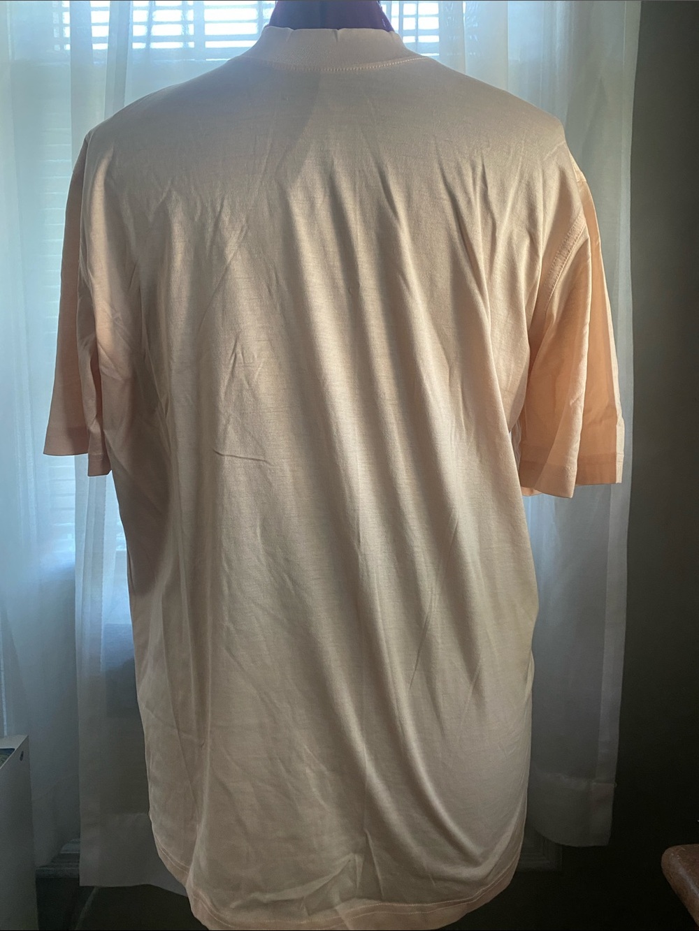 Raffi Light Peach Short-Sleeve Crewneck Tee